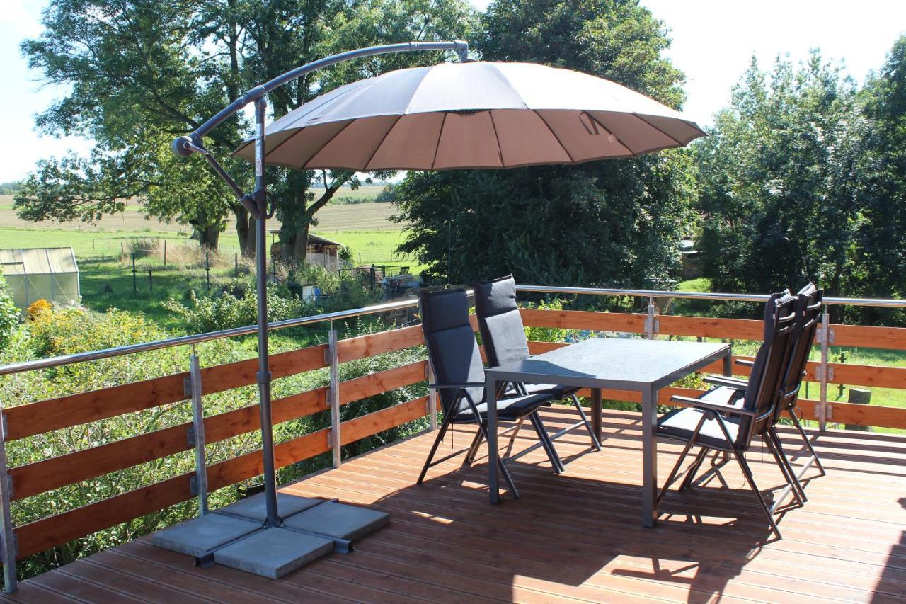 Ferienwohnung Feldblick Struppen Exteriér fotografie