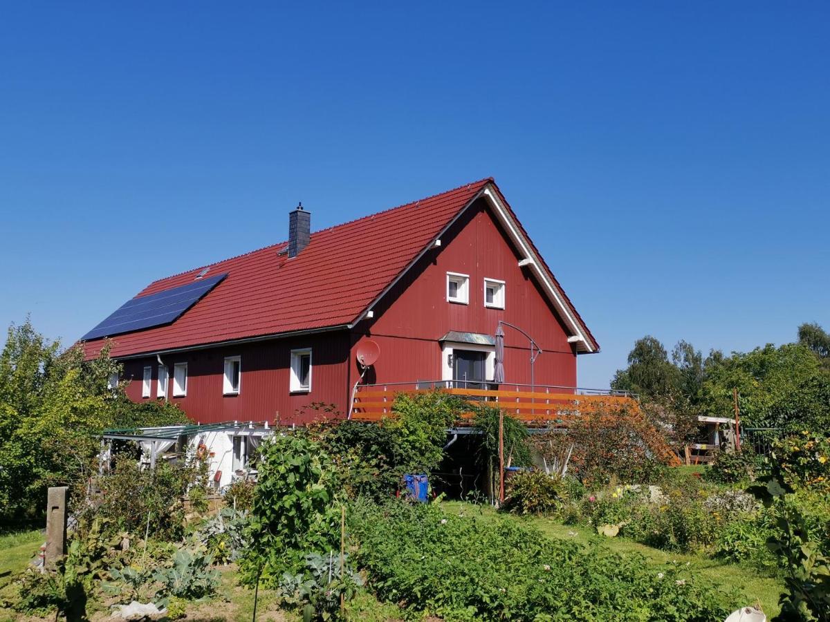 Ferienwohnung Feldblick Struppen Exteriér fotografie